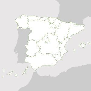 Mapa de España con Comunidades Autónomas